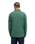 The Quiksilver Mens Motherfly Solid Shirt in Forest