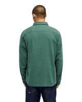The Quiksilver Mens Motherfly Solid Shirt in Forest