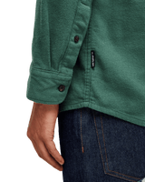 The Quiksilver Mens Motherfly Solid Shirt in Forest