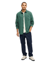 The Quiksilver Mens Motherfly Solid Shirt in Forest