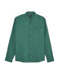The Quiksilver Mens Motherfly Solid Shirt in Forest