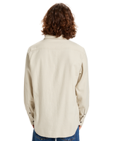 The Quiksilver Mens Motherfly Solid Shirt in Moonstruck