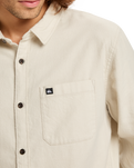 The Quiksilver Mens Motherfly Solid Shirt in Moonstruck