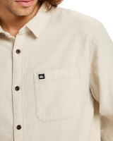 The Quiksilver Mens Motherfly Solid Shirt in Moonstruck