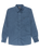 The Quiksilver Mens Smoke Trail Corduroy Shirt in China Blue