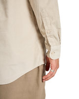 The Quiksilver Mens Smoke Trail Corduroy Shirt in Moonstruck