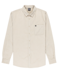 The Quiksilver Mens Smoke Trail Corduroy Shirt in Moonstruck