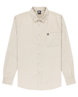 The Quiksilver Mens Smoke Trail Corduroy Shirt in Moonstruck