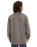 The Quiksilver Mens Mohab Shirt in Chocolate Brown