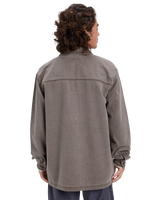 The Quiksilver Mens Mohab Shirt in Chocolate Brown