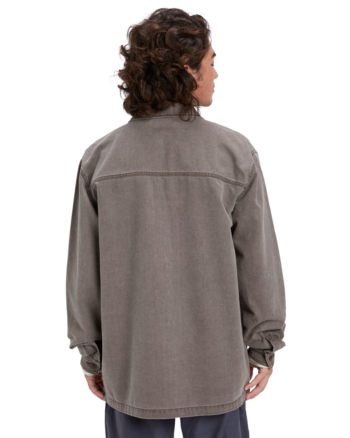 The Quiksilver Mens Mohab Shirt in Chocolate Brown