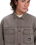 The Quiksilver Mens Mohab Shirt in Chocolate Brown