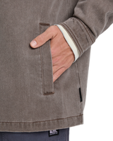 The Quiksilver Mens Mohab Shirt in Chocolate Brown