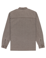 The Quiksilver Mens Mohab Shirt in Chocolate Brown