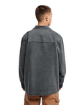 The Quiksilver Mens Mohab Washed Twill Shirt in Black