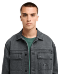 The Quiksilver Mens Mohab Washed Twill Shirt in Black