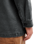 The Quiksilver Mens Mohab Washed Twill Shirt in Black