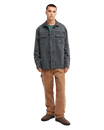 The Quiksilver Mens Mohab Washed Twill Shirt in Black