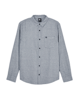 The Quiksilver Mens Motherfly Heather Shirt in Dark Navy Heather