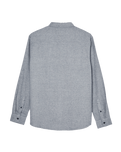 The Quiksilver Mens Motherfly Heather Shirt in Dark Navy Heather