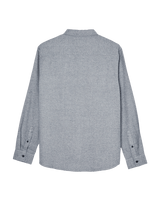 The Quiksilver Mens Motherfly Heather Shirt in Dark Navy Heather