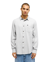 The Quiksilver Mens Motherfly Heather Shirt in Light Grey Heather
