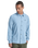 The Quiksilver Mens MW Premium Stretch Shirt in Ashley Blue