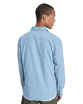 The Quiksilver Mens MW Premium Stretch Shirt in Ashley Blue