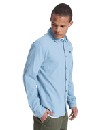 The Quiksilver Mens MW Premium Stretch Shirt in Ashley Blue