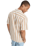 Sunset Song Shirt in Bone White Stripes Sunset