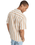 Sunset Song Shirt in Bone White Stripes Sunset