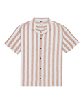 Sunset Song Shirt in Bone White Stripes Sunset