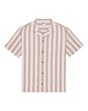 Sunset Song Shirt in Bone White Stripes Sunset