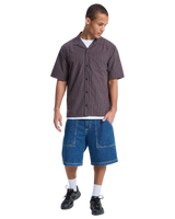 The Quiksilver Mens Mercury Double Zero Shirt in Black Double Zero