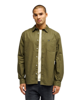 The Quiksilver Mens Smoke Trail Shirt in Grape Leaf