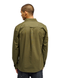 The Quiksilver Mens Smoke Trail Shirt in Grape Leaf
