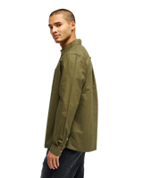 The Quiksilver Mens Smoke Trail Shirt in Grape Leaf