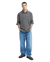 The Quiksilver Mens Check In Shirt in Java