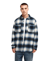 The Quiksilver Mens Glenbrook Shirt in Dark Denim
