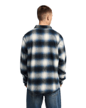 The Quiksilver Mens Glenbrook Shirt in Dark Denim