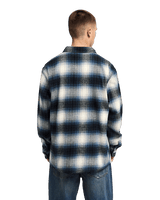 The Quiksilver Mens Glenbrook Shirt in Dark Denim