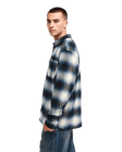 The Quiksilver Mens Glenbrook Shirt in Dark Denim
