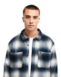 The Quiksilver Mens Glenbrook Shirt in Dark Denim