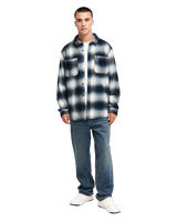 The Quiksilver Mens Glenbrook Shirt in Dark Denim