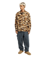 The Quiksilver Mens Castlehill Shirt in Rawhide Garage Camo