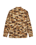 The Quiksilver Mens Castlehill Shirt in Rawhide Garage Camo