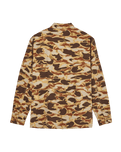 The Quiksilver Mens Castlehill Shirt in Rawhide Garage Camo