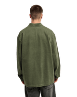 The Quiksilver Mens Castlehill Shirt in Grape Leaf