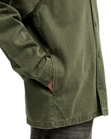 The Quiksilver Mens Castlehill Shirt in Grape Leaf