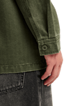 The Quiksilver Mens Castlehill Shirt in Grape Leaf